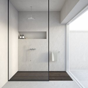 Semplice SBR801 S04 - XXL Rain DeLux Ø28 cm, Ceiling, Chrome