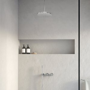 Semplice SBR801 S04 - XXL Rain DeLux Ø28 cm, Ceiling, Chrome