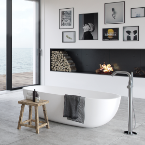 New Deep 180 - Bathtub 180x85, Solid Mathvid SolidTec®