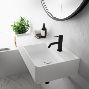 Coco 7R - Washbasin 70x35 cm, Mathvid SolidTec®
