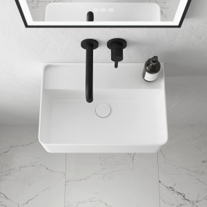 Coco 50 - Washbasin 50x35 cm, Mathvid SolidTec®