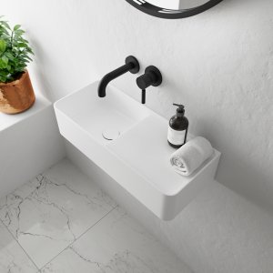 Coco 5L - Washbasin 60x25 cm, Mathvid SolidTec®