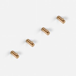 Semplice PS17 S01 - 4 x Hook, PVD Brushed Copper