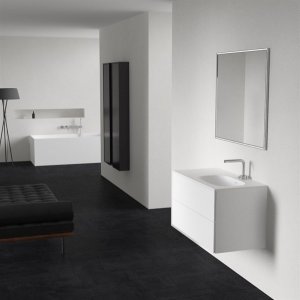 Block Soft 90R - Bathroom furniture 90x46 cm, Mathvid w/SolidTec® sink on the right