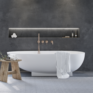 The Egg 181 - Bathtub 181x93, Solid Mathvid SolidTec®