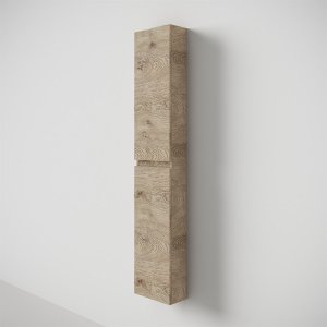 Copenhagen Front - 162x30x15 cm Tall cabinet, Raw Wild Oak