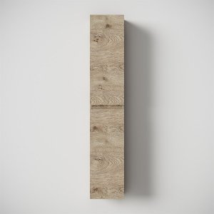 Copenhagen Front - 162x30x15 cm Tall cabinet, Raw Wild Oak