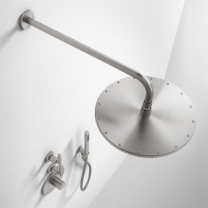 Semplice STB602 S02 - Easy-Clean Rain De Luxe, PVD Brushed Steel