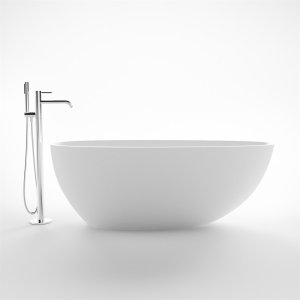 Boheme XL 150 - Bathtub 150x76, Solid Mathvid SolidTec®