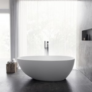 Boheme XL 150 - Bathtub 150x76, Solid Mathvid SolidTec®