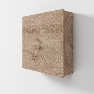 Copenhagen Front - 60x60x15 cm Wall cabinet, Raw Wild Oak