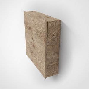 Copenhagen Front - 60x60x15 cm Wall cabinet, Raw Wild Oak