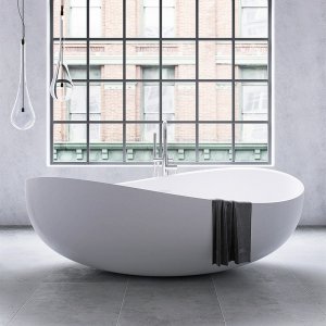 Gabbiano 180 - Bathtub 180x110, Solid Mathvid SolidTec®