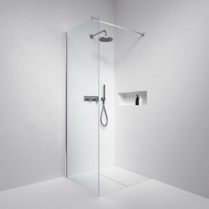 Minimalism M80W - Shower wall 8 mm, 80x200h, Easy Clean