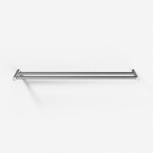 Minimalism M19D62 - Double towel bar, 62 cm, Chrome