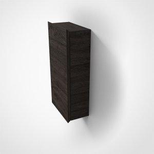 Copenhagen Front - 60x30x15 cm Wall cabinet, Smoked Black Oak