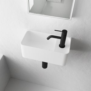 Coco 1L - Washbasin 36x18 cm, Mathvid SolidTec®