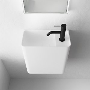 Coco 2L - Washbasin 36x18 cm, Mathvid SolidTec®
