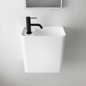 Coco 2R - Washbasin 36x18 cm, Mathvid SolidTec®
