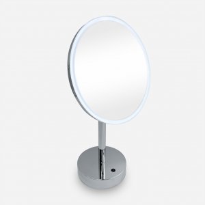 Flat X5 - LED Cosmetics light mirror on foot