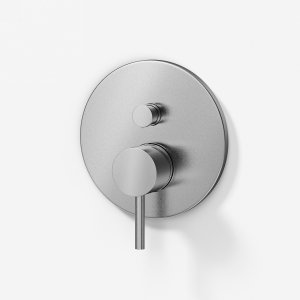 Classwell C16 S01 - Shower set Rain DeLuxe Ø20, w/wall arm, Brushed Stainless Steel