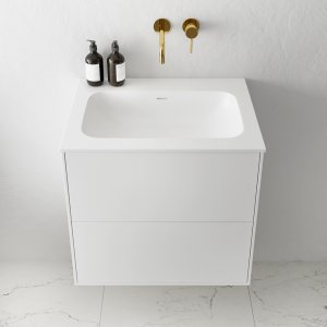 Pulcher Mood 60 Soft - Bathroom furniture 60x46 cm, Mathvid w/ SolidTec® sink
