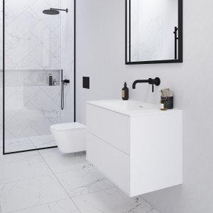 Pulcher Mood 80 Soho - Bathroom furniture 80x46 cm, Mathvid w/ SolidTec® sink