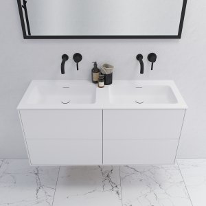 Pulcher Mood 120D Soho - Bathroom furniture 120x46 cm, Mathvid w/ SolidTec® sink